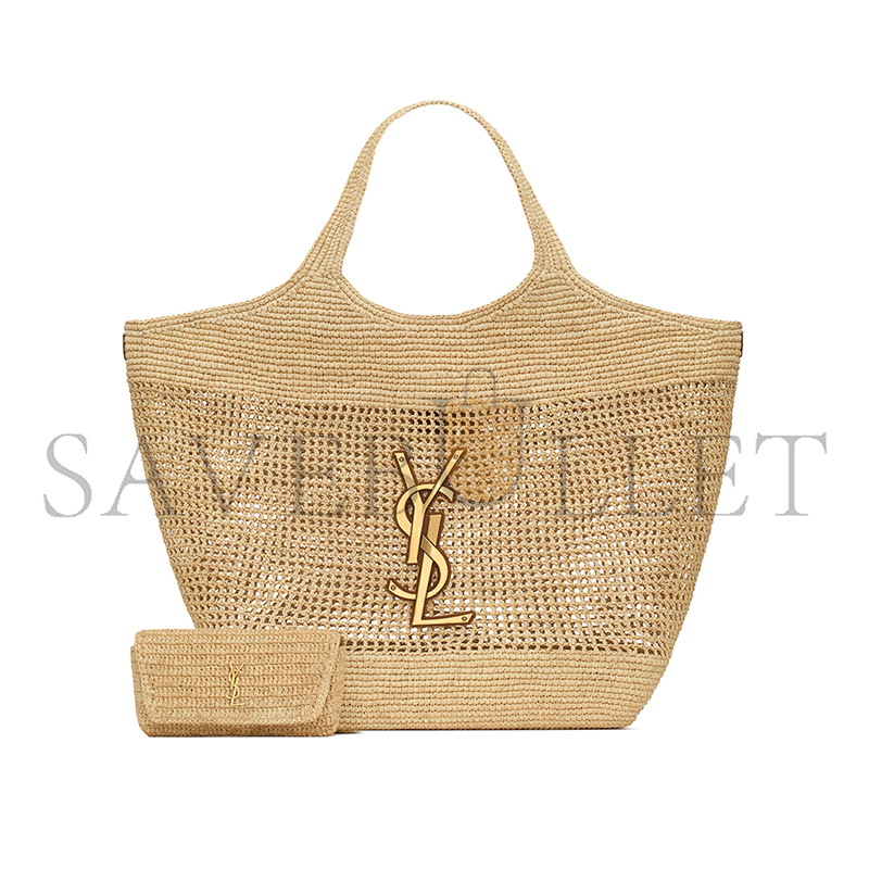 YSL ICARE IN RAFFIA 772191GAAEK2063 (55*43*5cm) YSL ICARE IN RAFFIA 772191GAAEK2063 (55*43*5cm)